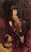Anton Romako, Portrait of Empress Elisabeth